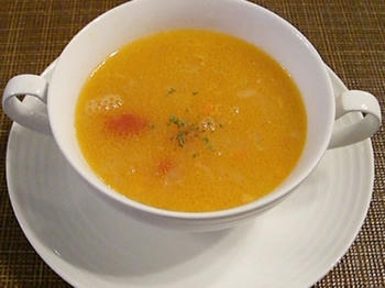 インゲン豆のスープ